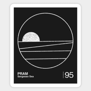 Pram / Minimalist Graphic Artwork Fan Design Magnet